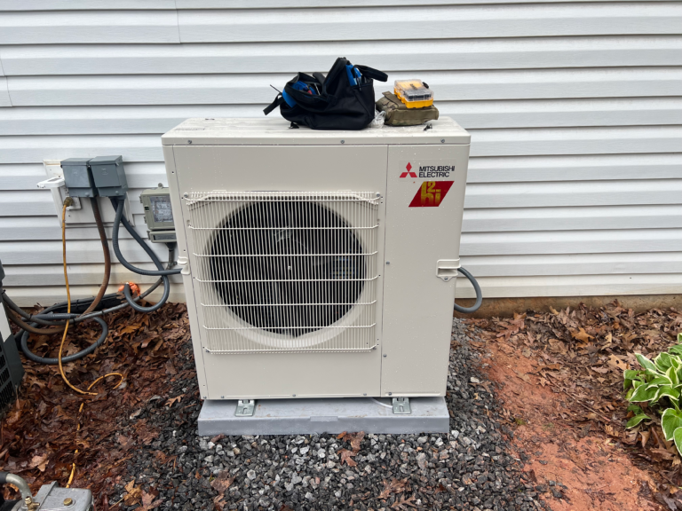 Residential heat pump from Prime’s project photos